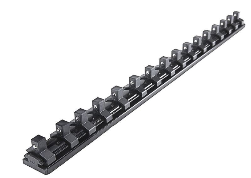 Magnetic 3/8 inch Socket Rail Black