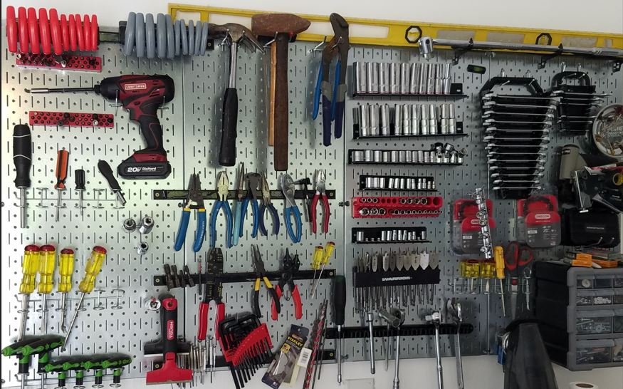 Galvanized Steel Metal Pegboard(s) Installation (already purchased from Wall Control) Each