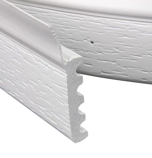 White Two car Garage Door Side and Top Weatherstripping INSTALLED I provide Dura Seal Weatherstripping