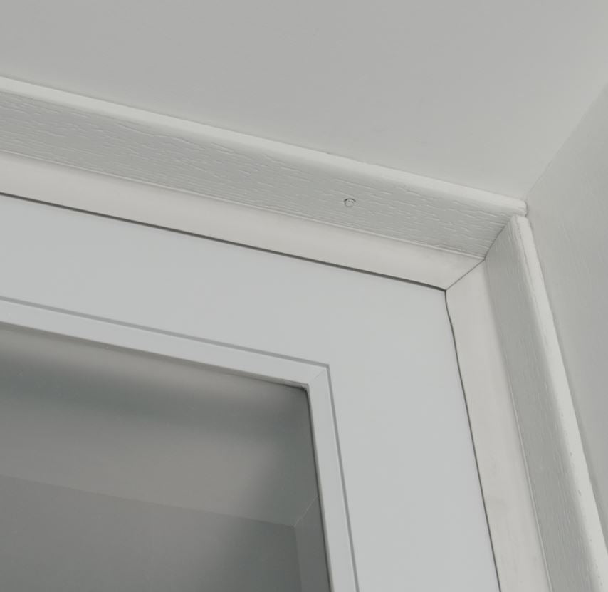 White Two car Garage Door Side and Top Weatherstripping INSTALLED I provide Dura Seal Weatherstripping