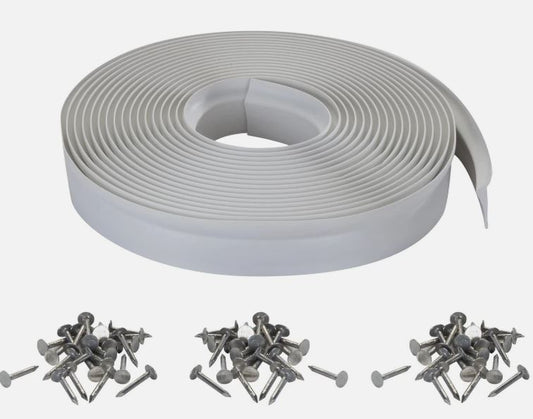 White Two car Garage Door Side and Top Weatherstripping INSTALLED I provide MD Building Products