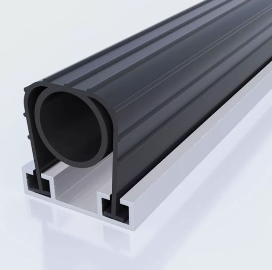 Gin Chain U+O Ring Garage Door Bottom Seal Weatherstrip INSTALLED