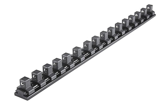 Magnetic 1/2 inch Socket Rail Black
