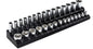 Magnetic 3/8 inch Drive Metric Socket Holder Black