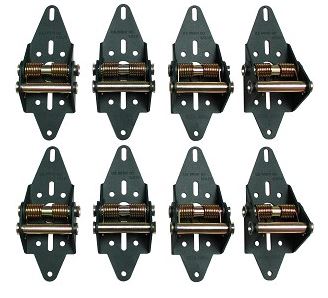 Green Garage Door Hinge for COMMERCIAL Overhead Garage Door over 12 Feet Wide 5 panels 8 Hinges total INSTALLED