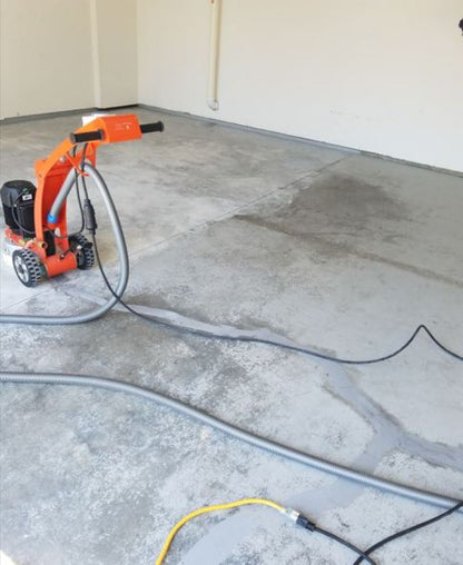 Epoxy Garage Floor and Polyaspartic Top Coat for 2 Car Garage