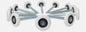 2 inch Nylon White SUPER QUIET Wheel Garage Door Rollers with 4 inch Stem INSTALLED (each)