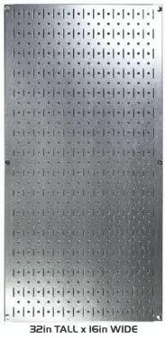 Galvanized Steel Metal Pegboard(s) Installation (already purchased from Wall Control) Each