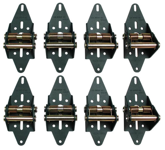 Green Garage Door Hinge for RESIDENTIAL Two Car Garage Door over 12 Feet Wide Up to 5 panels 8 Hinges total INSTALLED