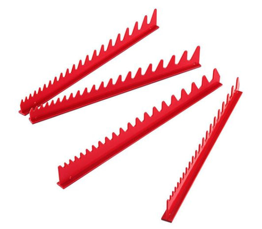 Magnetic Red Wrench Rack 4-Piece